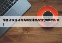 榆林区块链公司有哪些家族企业[榆林的公司]